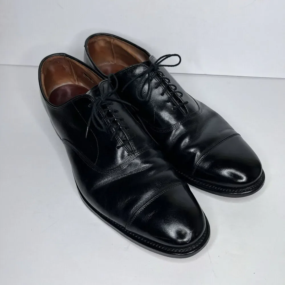 Allen Edmonds Park Avenue Cap-toe Oxford Black Dress Shoe Size 14 R